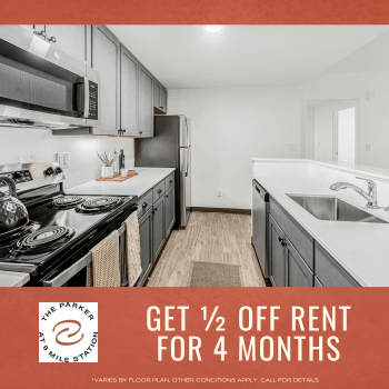 Get 1/2 Off Rent for 4 Months! Conditions apply, call for details.